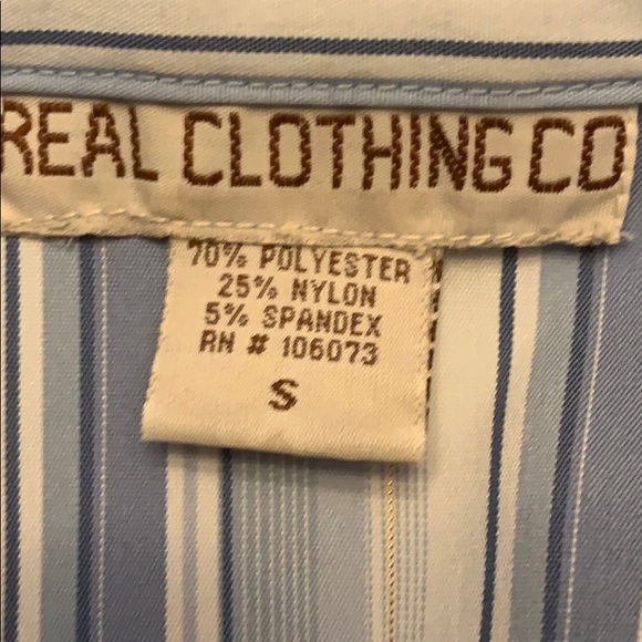 🕶️Real clothing company 3/4 button up shirt - Picture 5 of 5